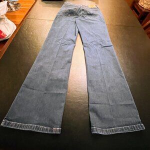 Levi's 512 Perfectly Slimming Flare Leg Denim Blue Jeans - Women's Size 8 M